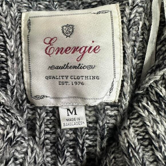 Y2k energie gray and black knit cardigan - Picture 7 of 7